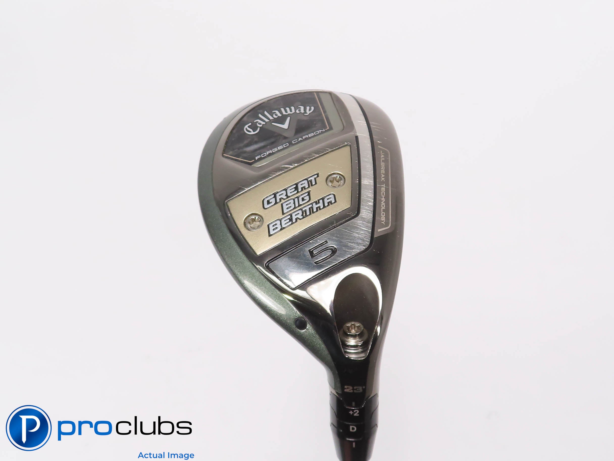 Nice Callaway 2023 GREAT BIG BERTHA 23* 5 HYBRID Helium 60 F2 Senior Flex 463158