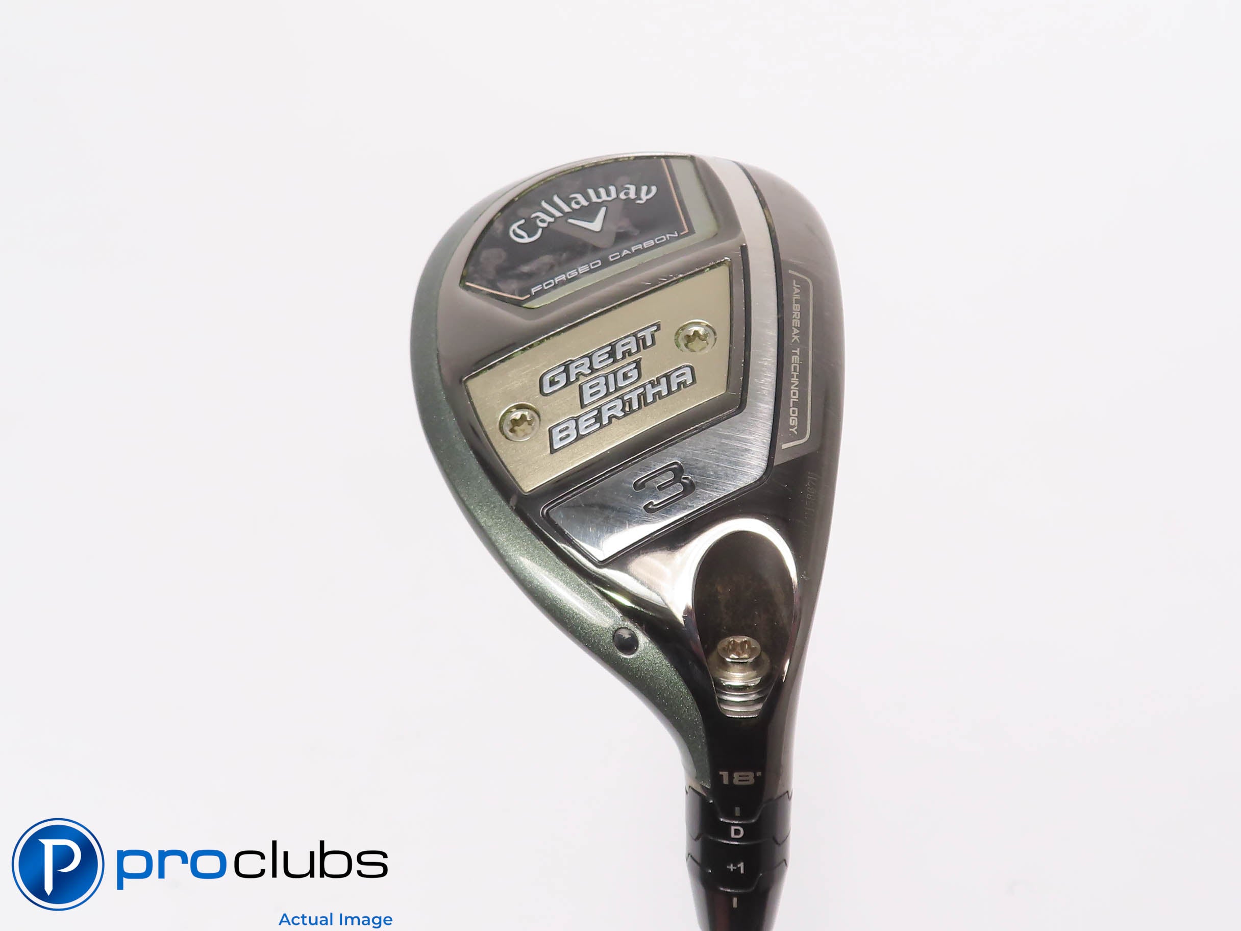 Nice Callaway 2023 GREAT BIG BERTHA 18* 3 HYBRID Helium 60 F2 Senior Flex 463159