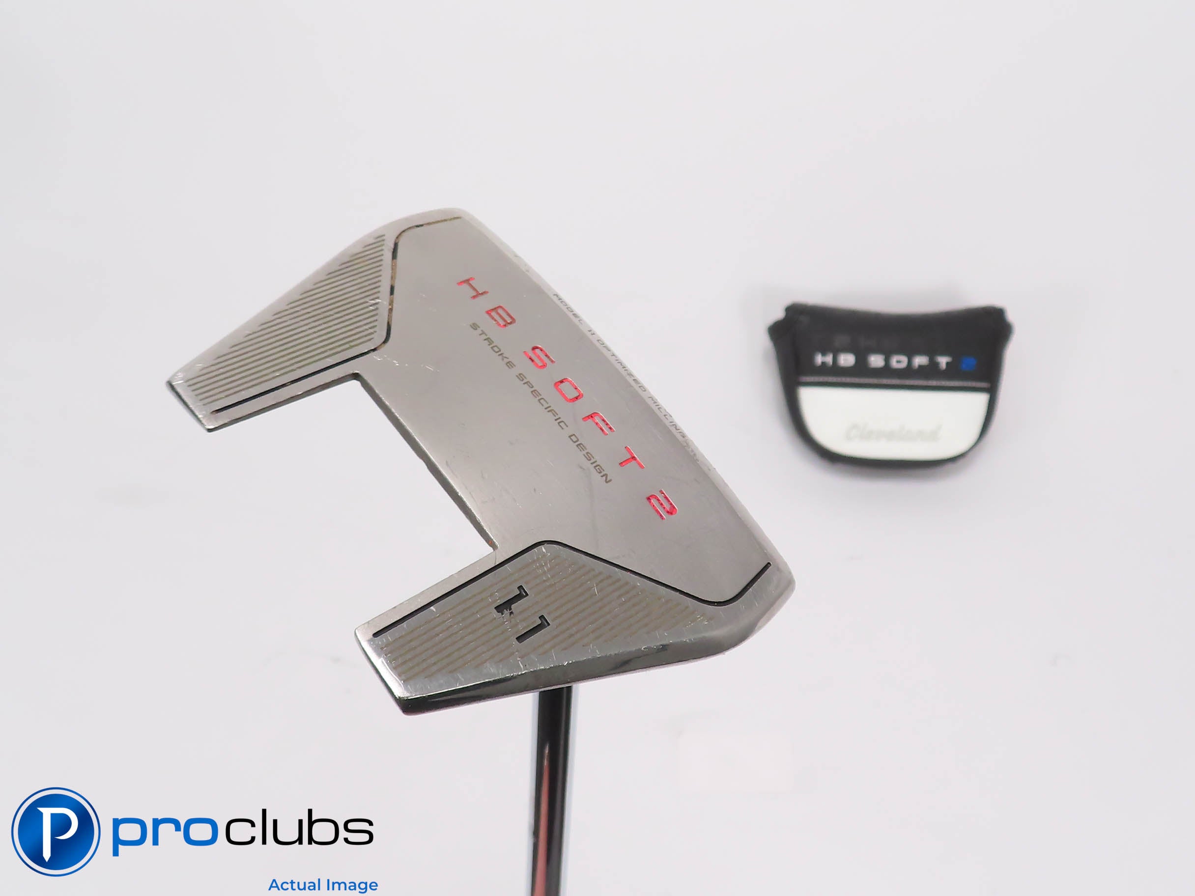 Cleveland HB Soft 2 #11 34" Center Shaft Putter w/Cover #463244