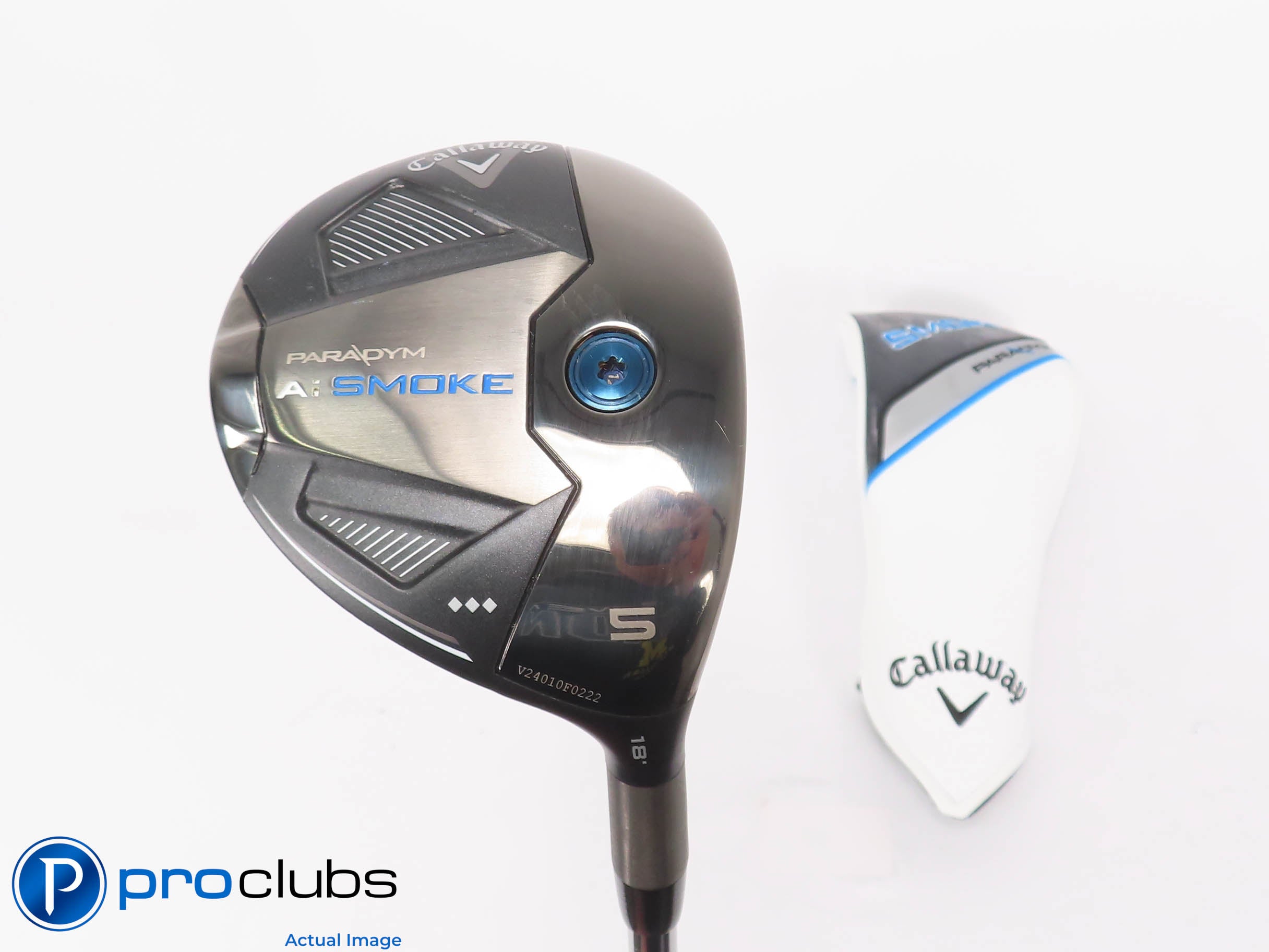 Callaway Ai Smoke Triple Diamond 18* 5 Wood w/HC - Accra TZ FIVE X-Flex #463326