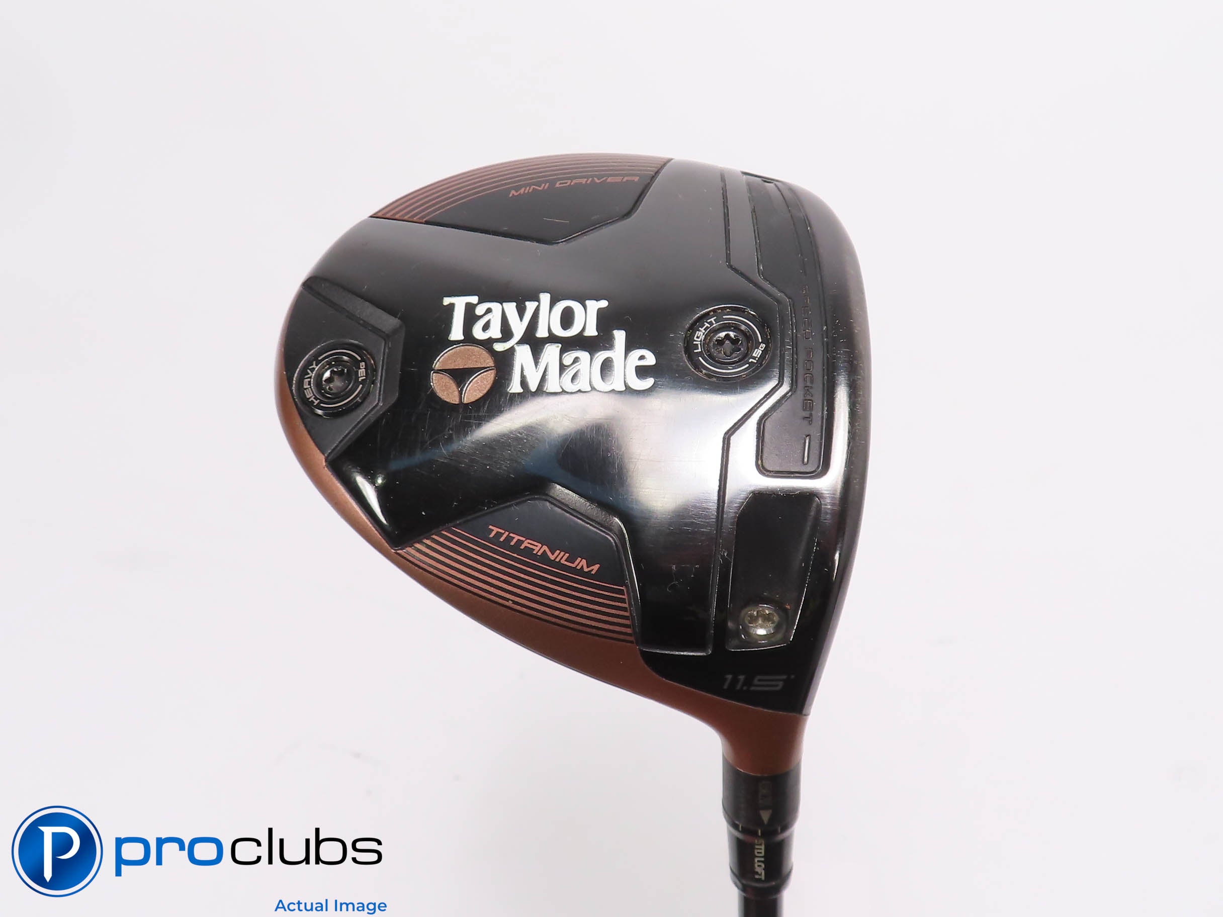 TaylorMade BRNR Copper 11.5* MINI Driver - Denali Black 60g 6.0 Stiff - 463090