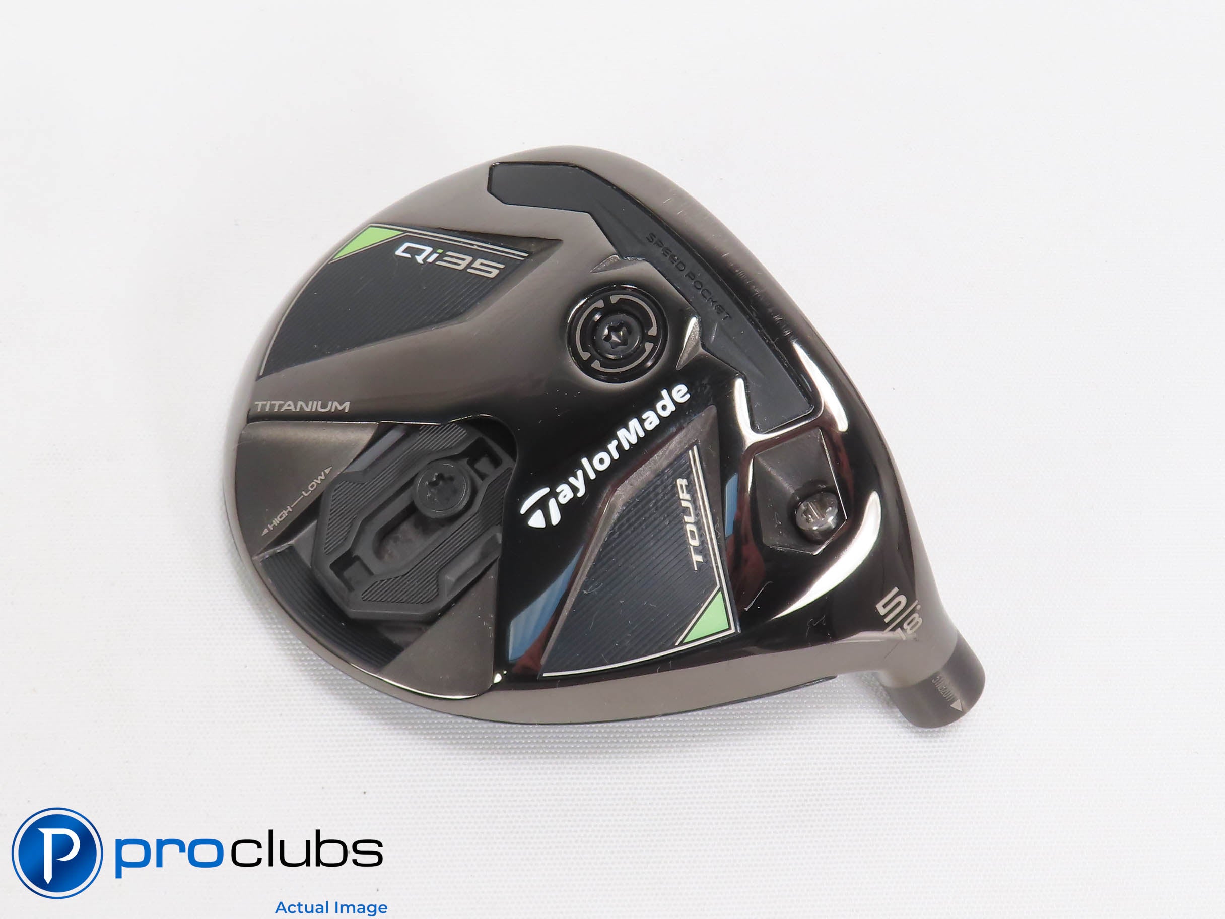 Nice TaylorMade Qi35 Tour Titanium 18* 5 Wood HEAD ONLY 462883