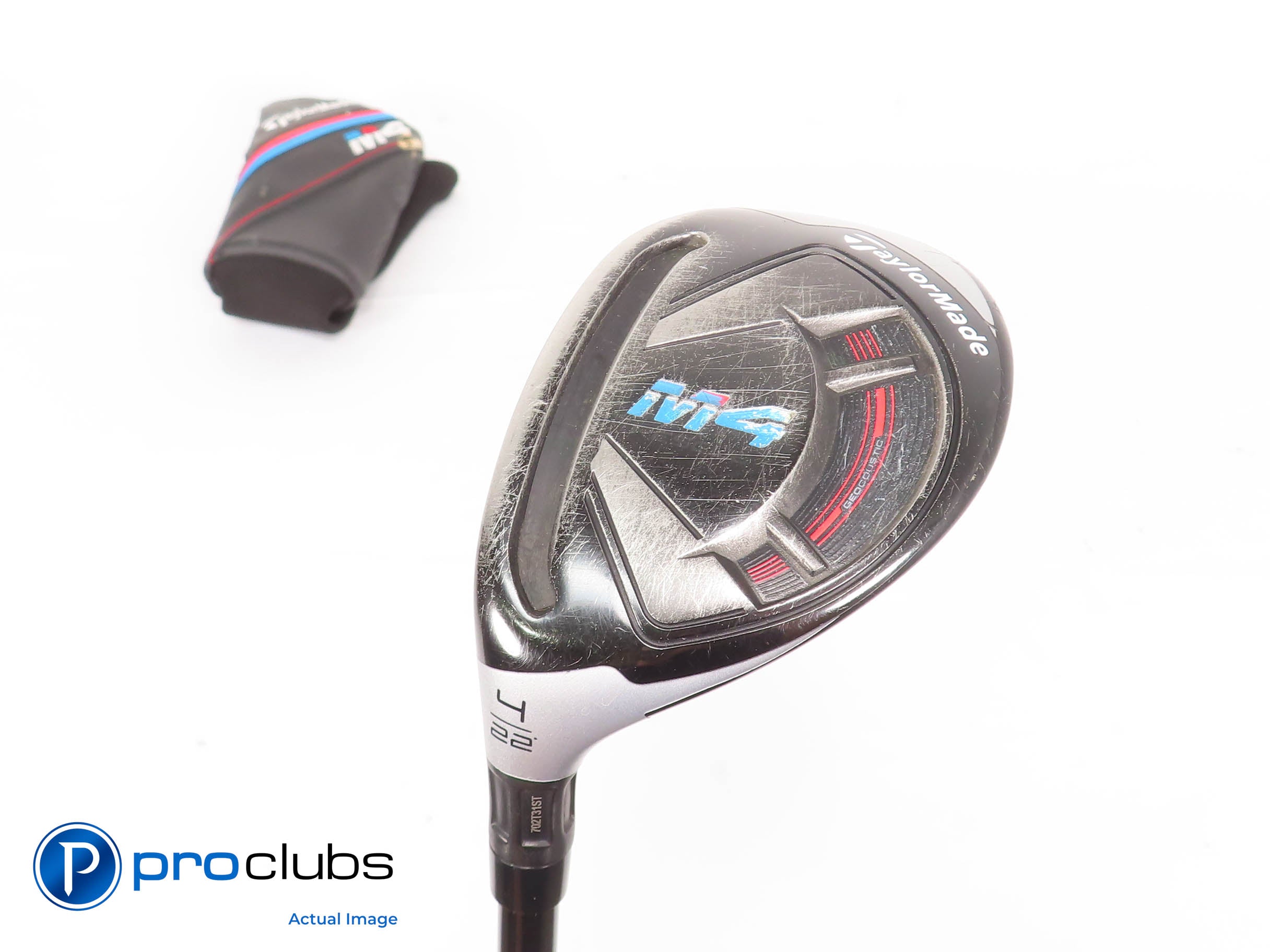 Left Handed TaylorMade M4 Rescue 22* 4 Hybrid w/HC - ATMOS 5A Senior - 465294