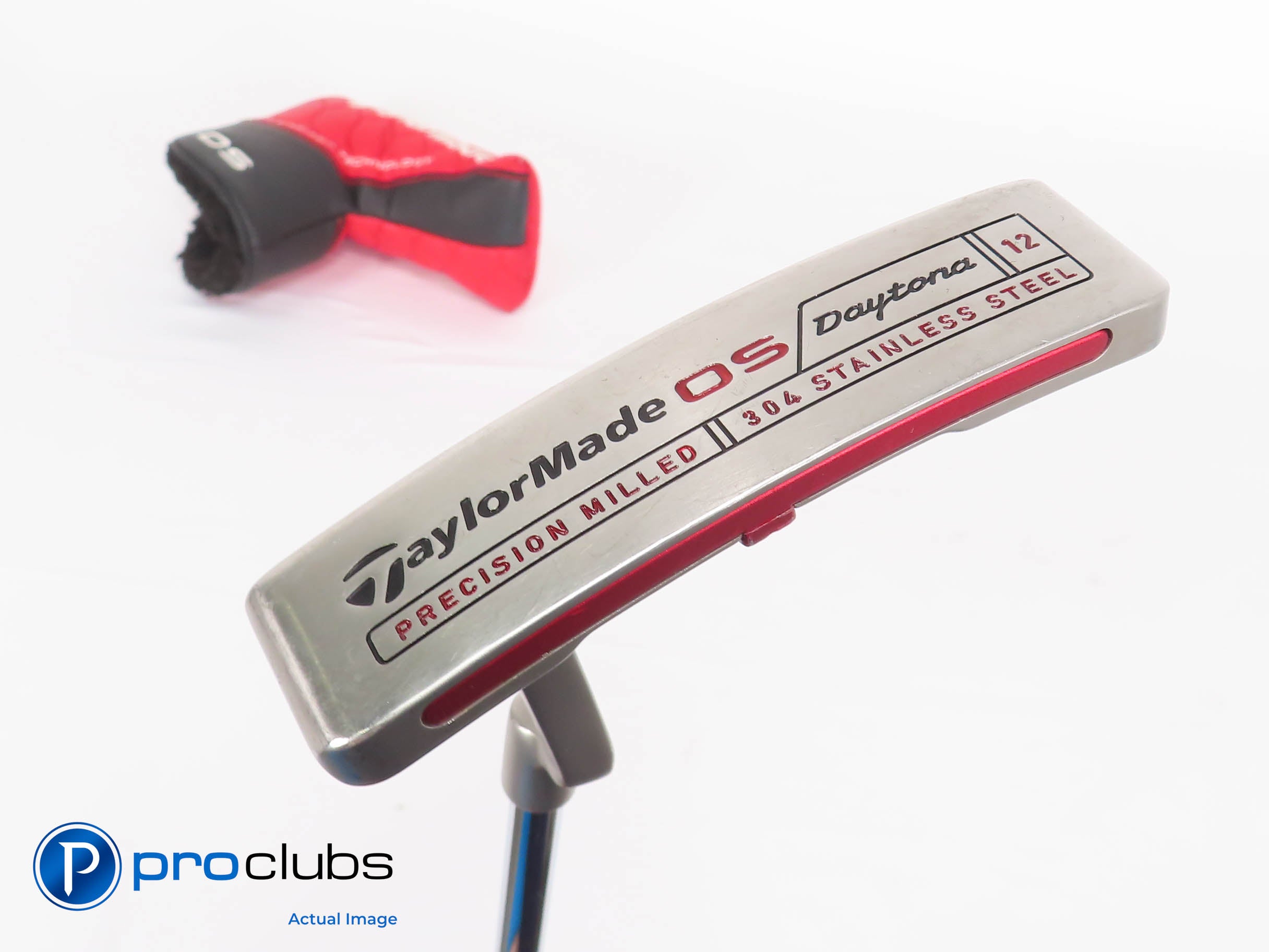 Left Handed TaylorMade OS CB Daytona 12 Precision Milled 34" PUTTER w/HC 465777