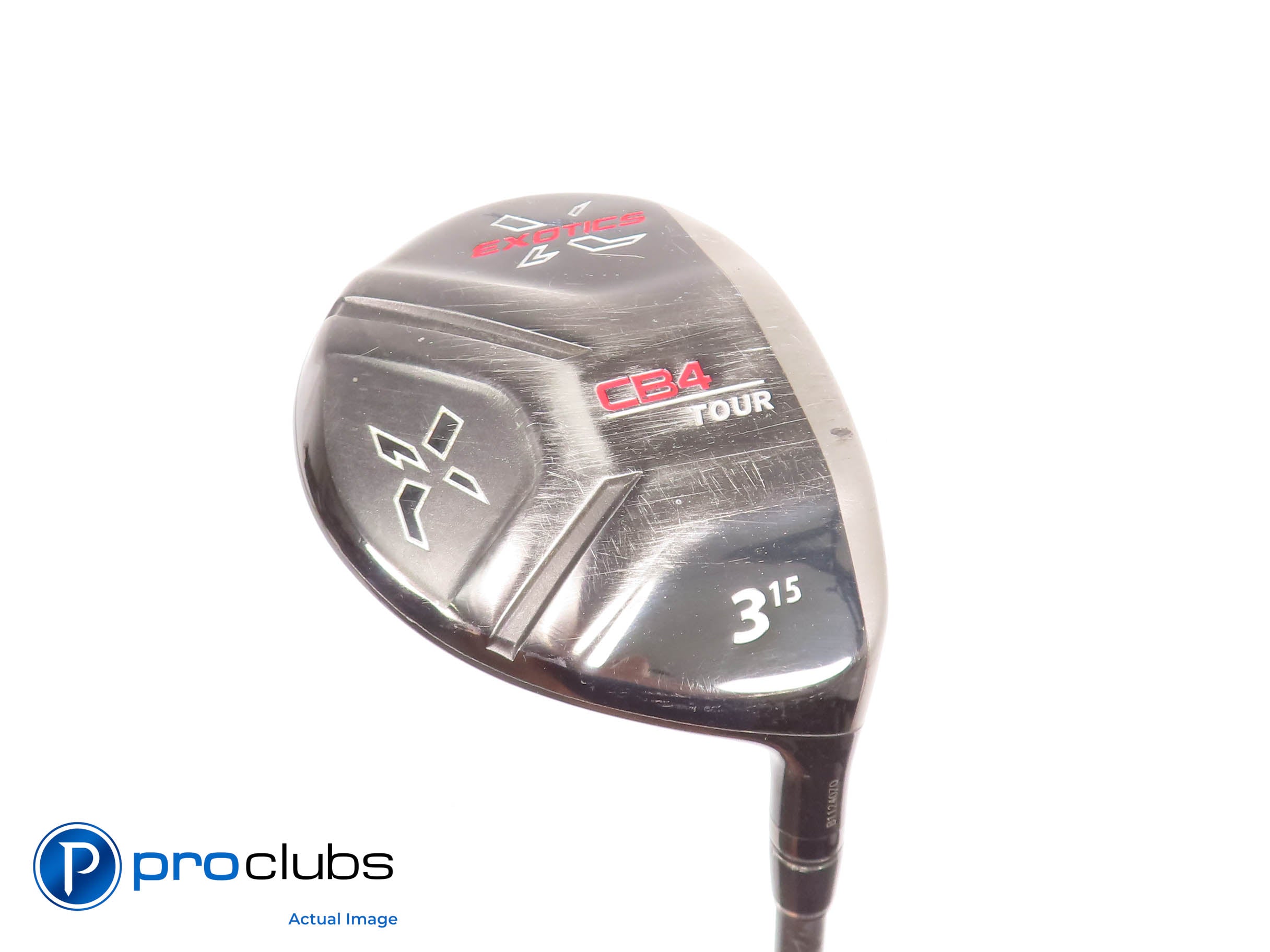 Tour Edge Exotics CB4 Tour 15* 3 WOOD - Aldila RIP Sigma 70 Stiff Flex 465490