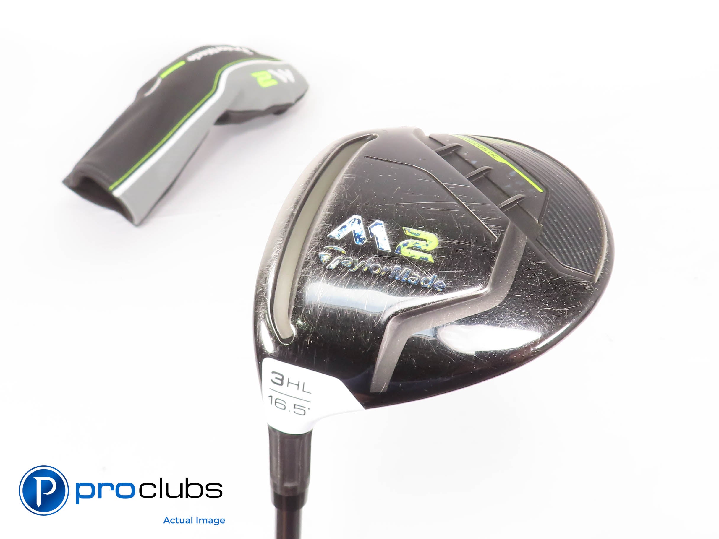 Left Handed TaylorMade 2017 M2 16.5* HL 3 Wood w/HC - TM M2 REAX Senior #465311