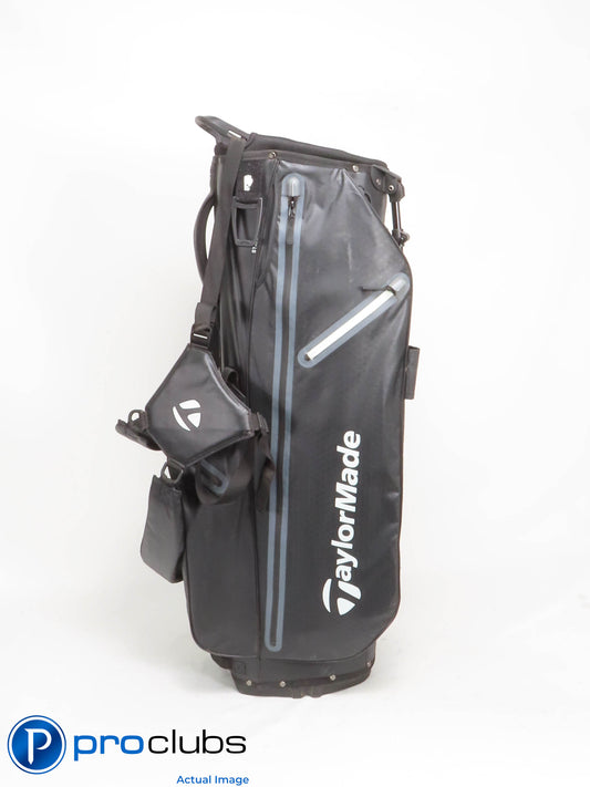 TaylorMade Flextech Waterproof Black Stand Bag w/Rainhood - 420674