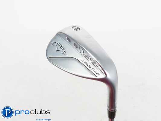 Callaway JAWS RAW 58*(8*) Wedge Z-Grind - DG Tour Issue Spinner Wedge - 420510