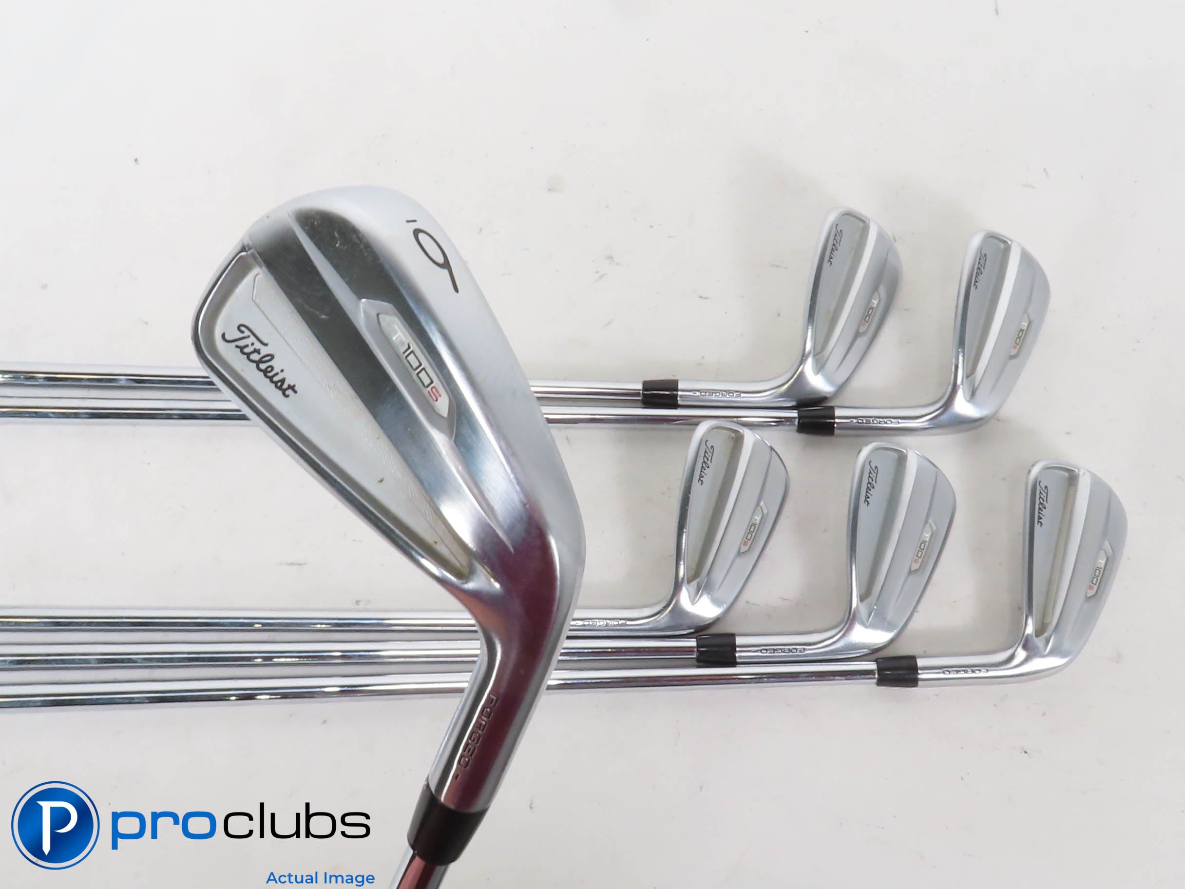Titleist '21 T100s Forged 6-PW,GW IRON SET - KBS $Taper 125 Stiff+ Flex 420284