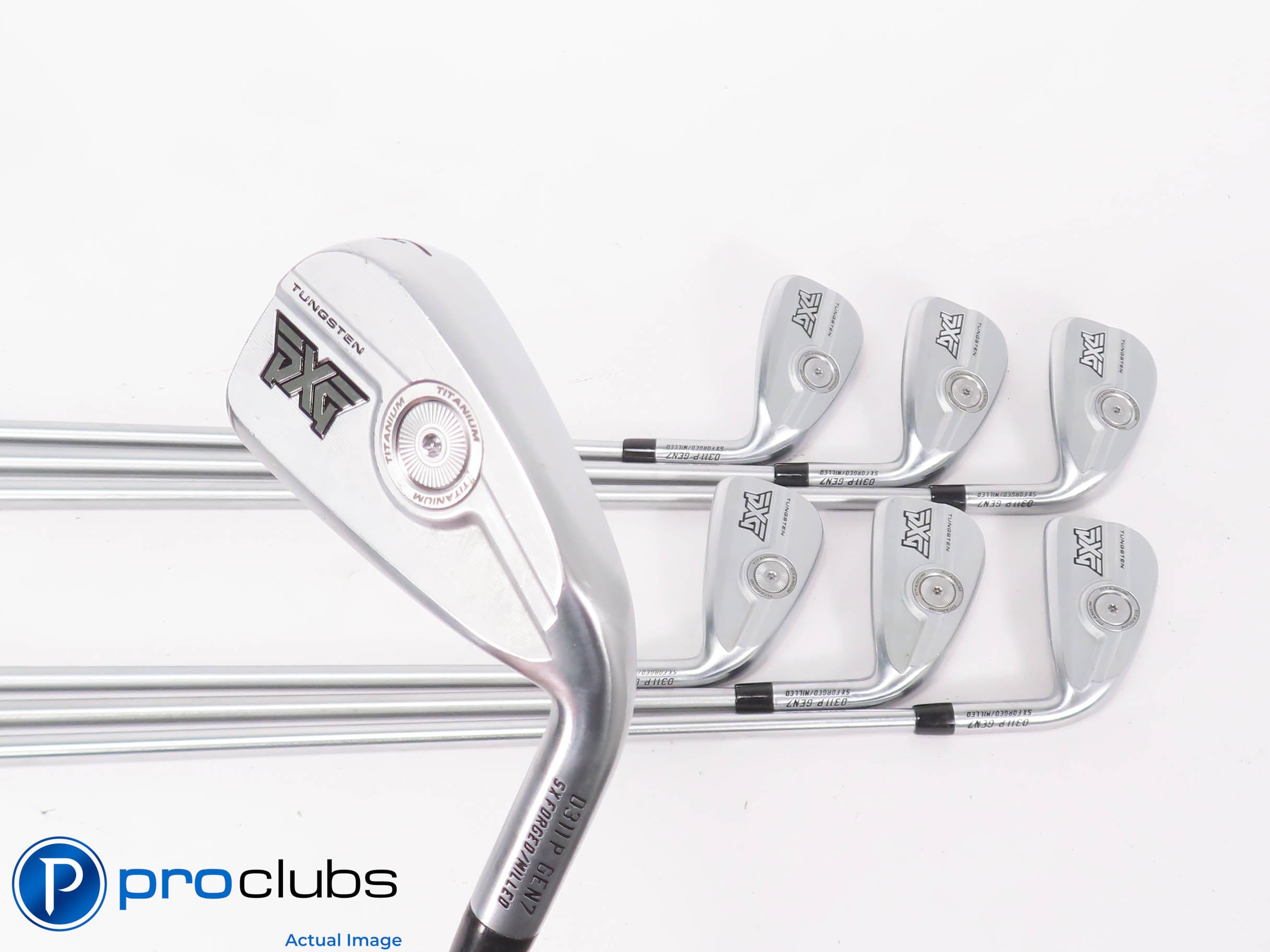 Nice PXG 0311P Gen7 4-PW IRON SET - KBS CTaper Lite 110 Stiff Flex Steel 463301