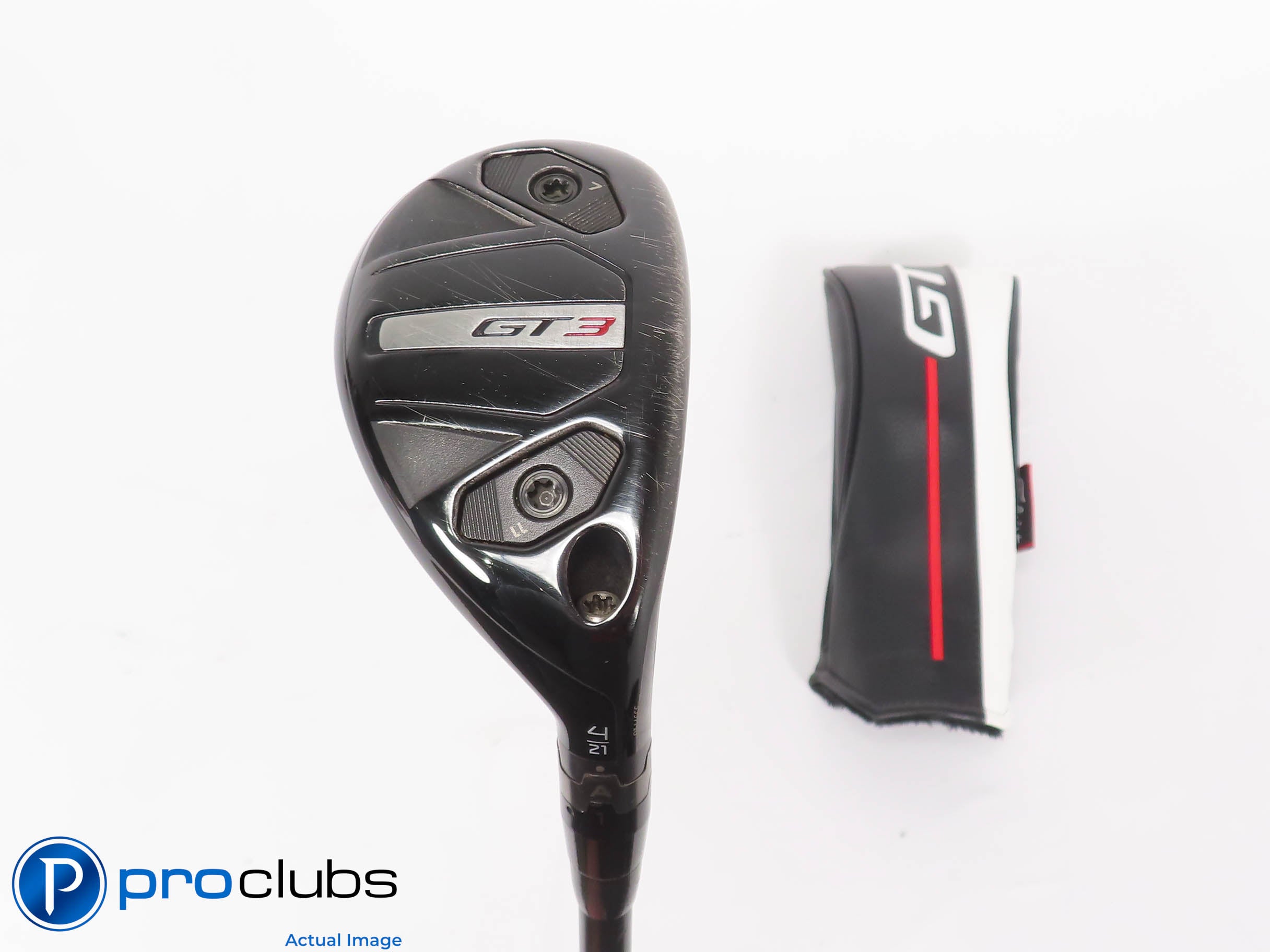 Titleist GT3 21* 4 HYBRID UST VTS Black 85 Stiff Flex w/Headcover 462892