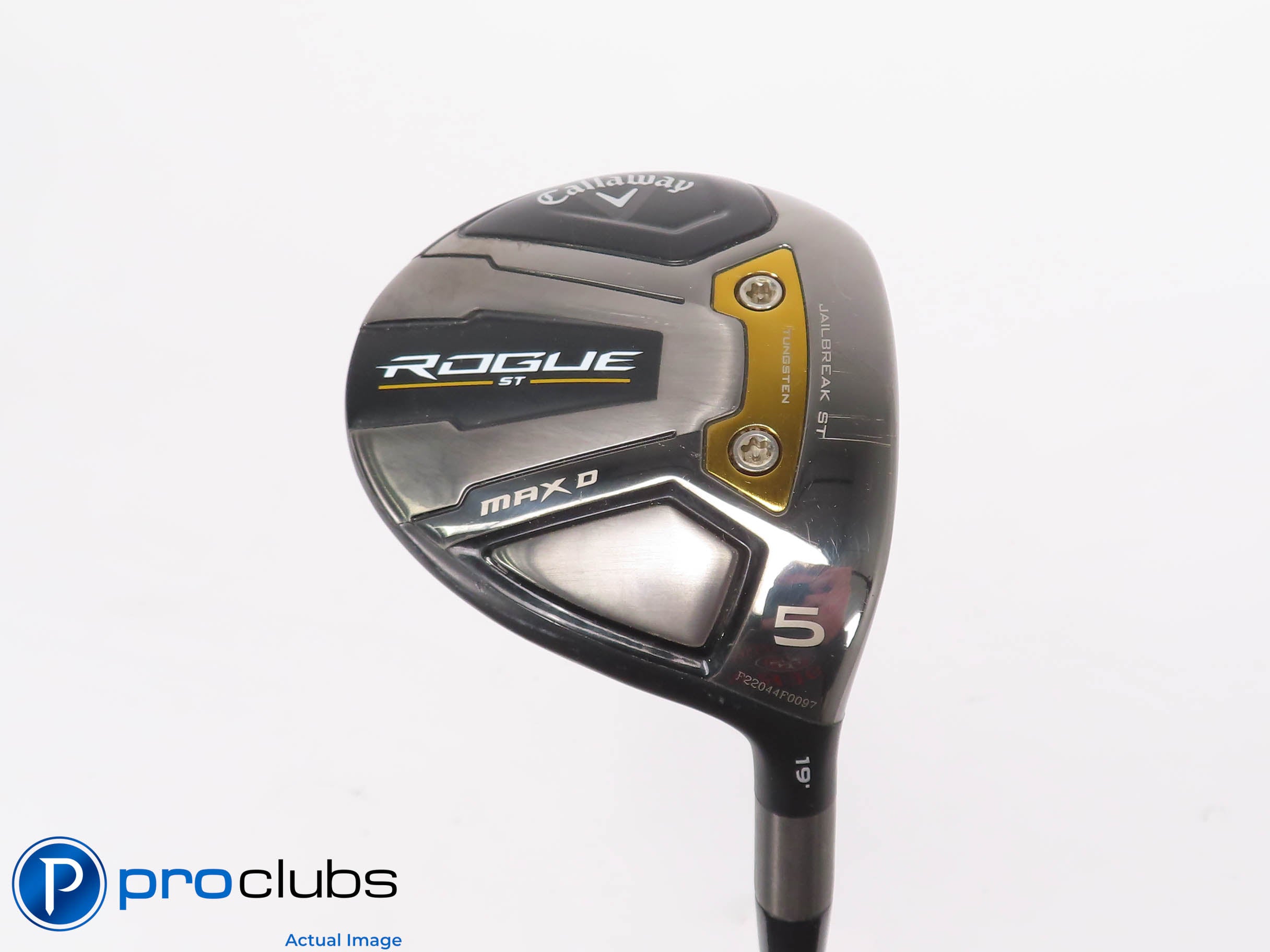 Callaway Rogue ST MAX-D 19* 5 Wood - Cypher Black Forty 5.0 Senior Flex - 463269