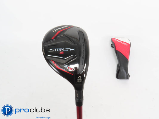 Mint! TaylorMade Stealth2 HD 23* 4 Hybrid w/ HC - Speeder NX Red Regular 420655