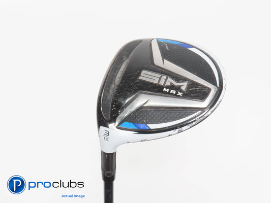 Left Handed TaylorMade SIM MAX 15* 3 Wood - Ventus Blue 6S Stiff Flex 375086