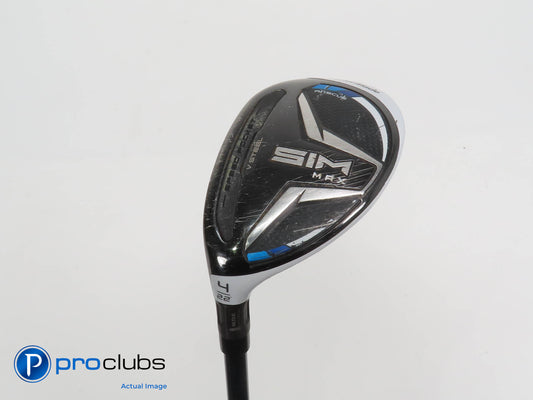 Left Handed TaylorMade SIM MAX 22* 4 Hybrid - Ventus Blue 6R Regular Flex 375070