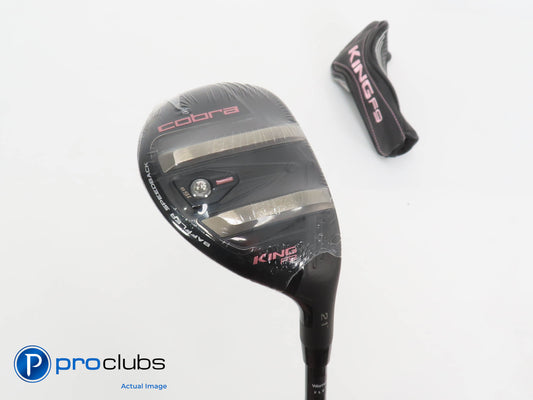 New! Ladies COBRA KING F9 21* 4 Hybrid w/HC - Atmos 60g Ladies Flex - 374957