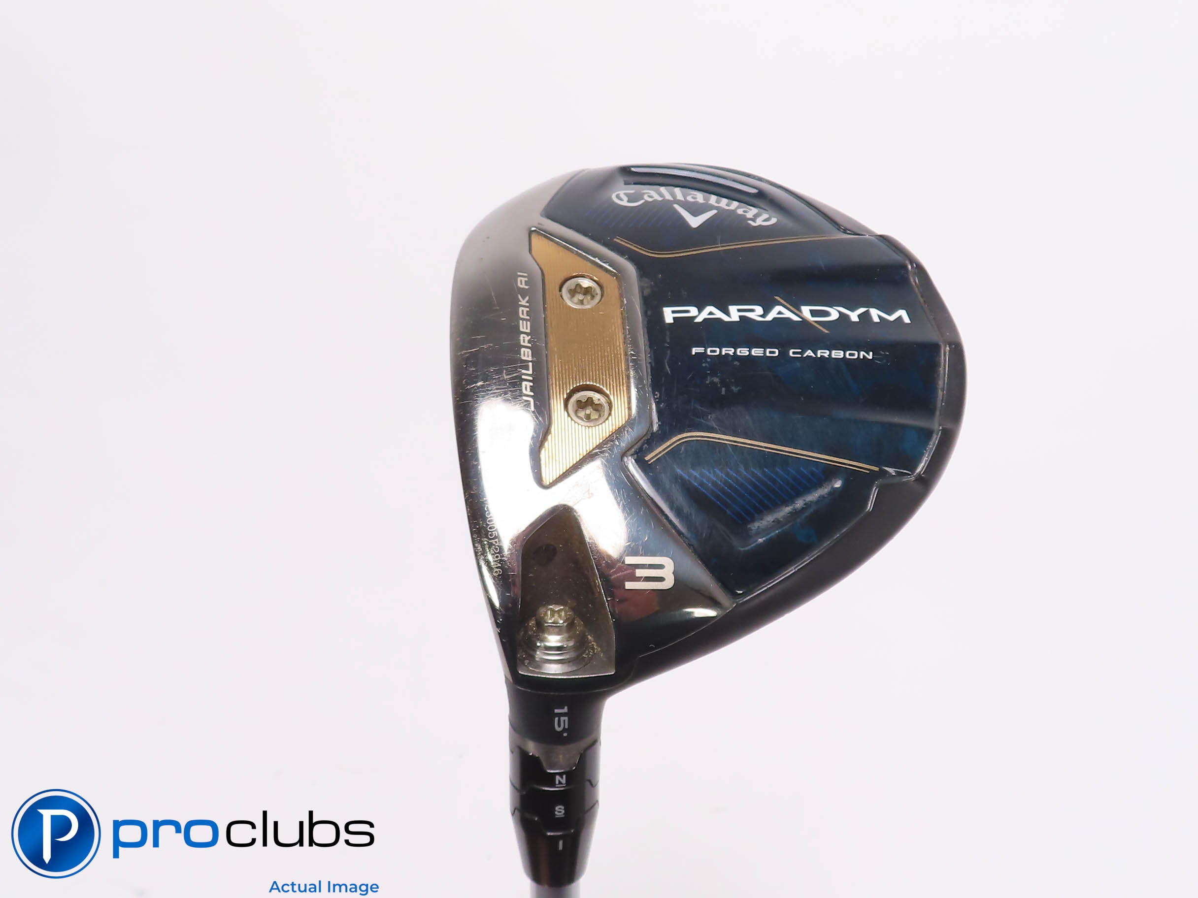 Left Handed Callaway PARADYM 15* 3 Wood - Aldila Ascent 40g Regular Flex #463401