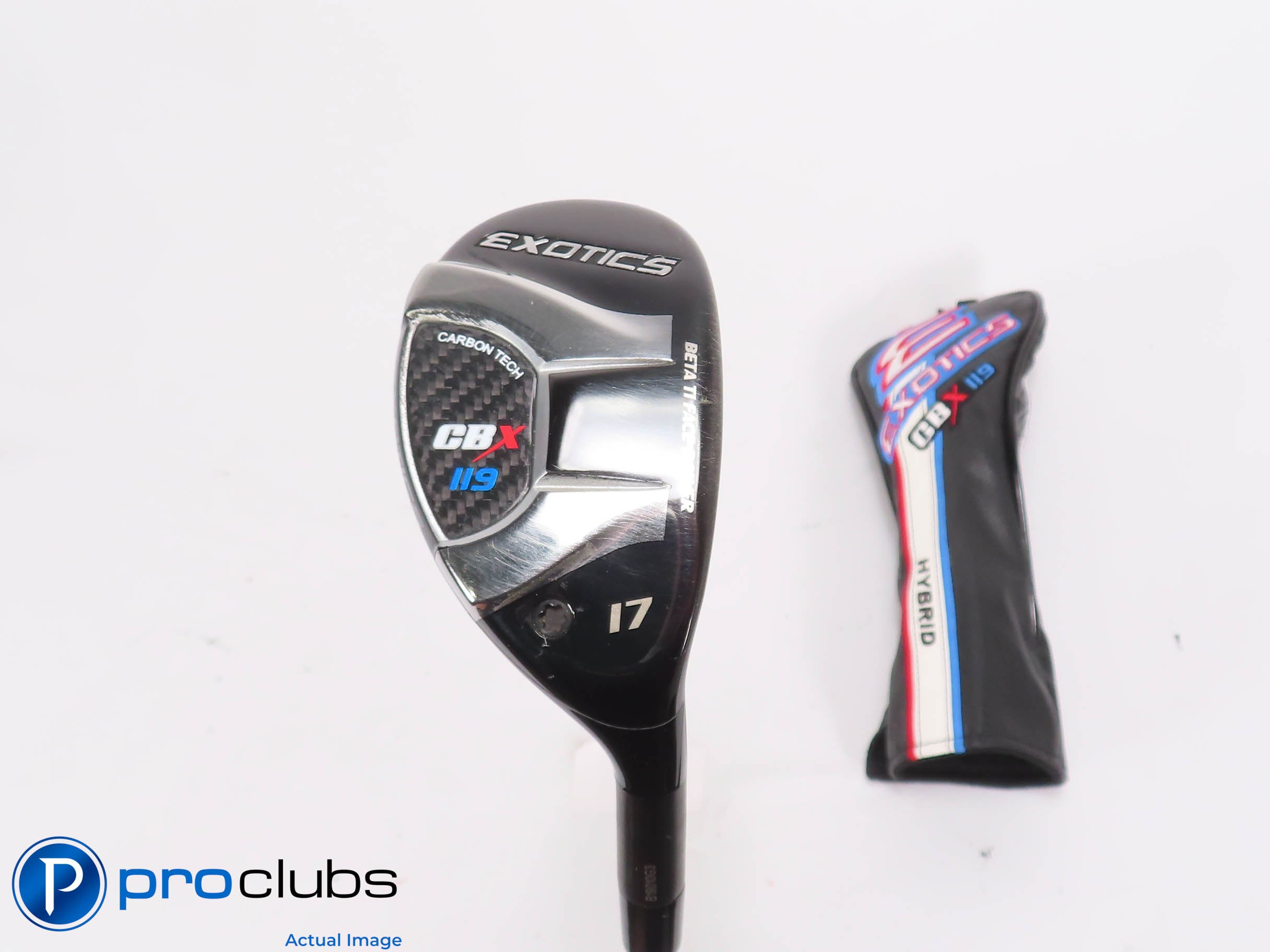 Tour Edge Exotics CBX 119 17* Hybrid w/HC - Fujikura Atmos 9S Stiff - 463259