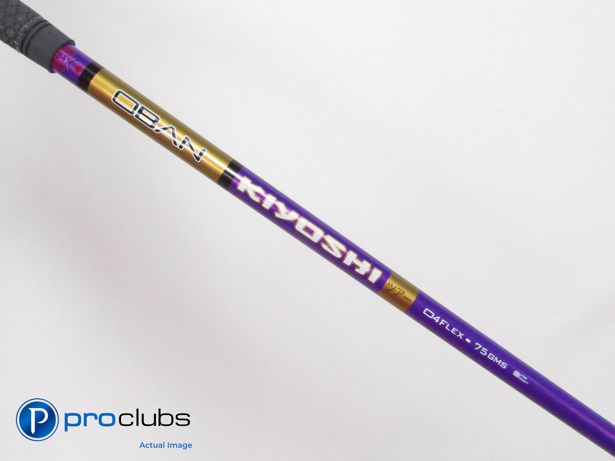 OBAN KIYOSHI Purple 75 04 Stiff Flex Fairway Shaft w/ Titleist Tip #463507