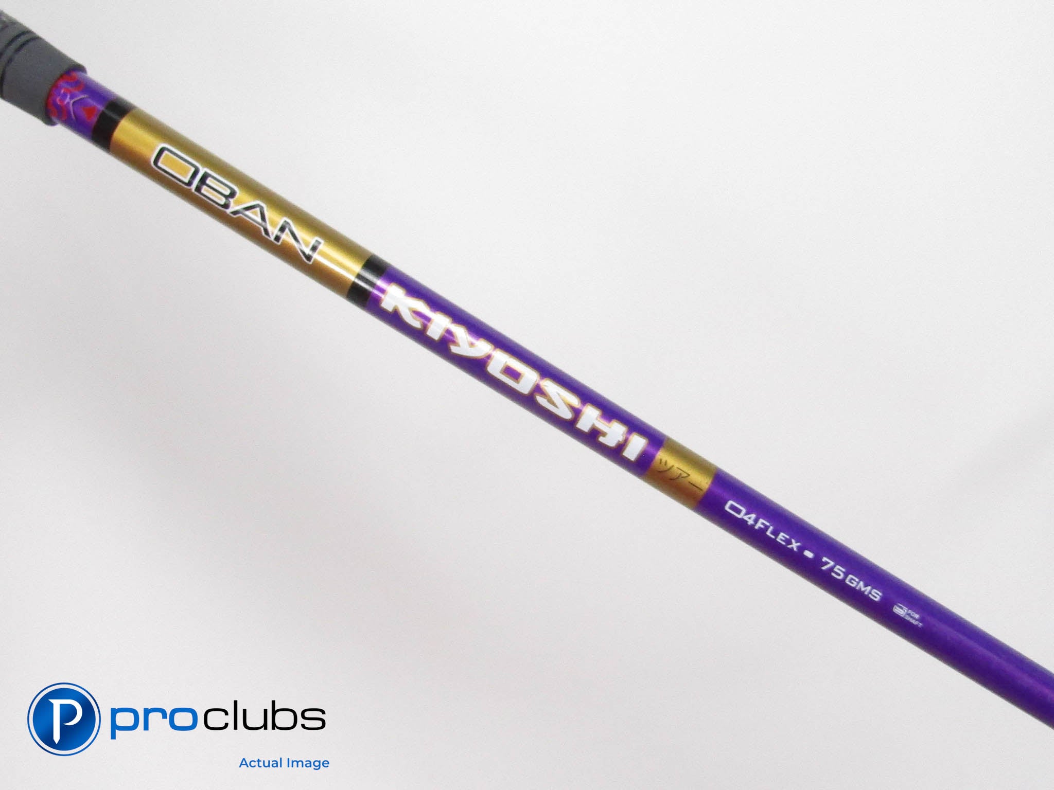 OBAN KIYOSHI Purple 75 04 Stiff Flex Fairway Shaft w/ Titleist Tip #463506