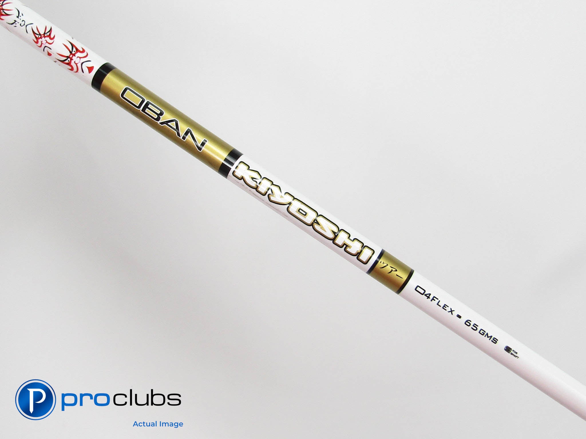 OBAN KIYOSHI White 65 04 Stiff Flex Driver Shaft w/ TaylorMade Tip #463544