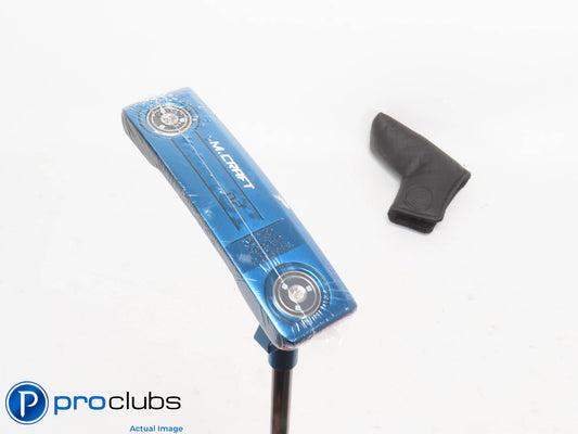 NEW Mizuno M-CRAFT OMOI 02 Milled Forged Blue Ion 35" PUTTER w/Cover 421129