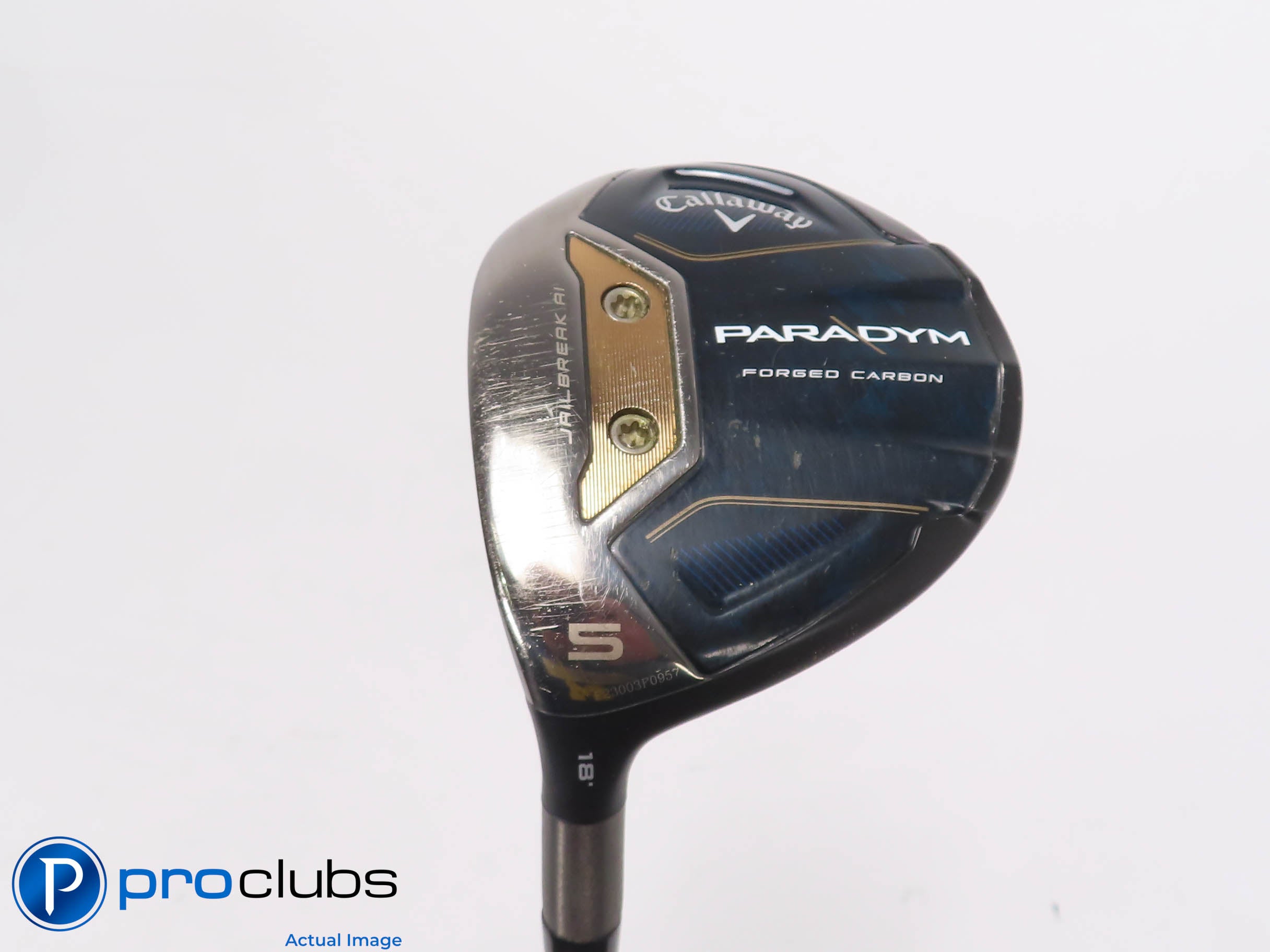 Left Handed Callaway PARADYM 18* 5 Wood - Aldila Ascent 40g Regular Flex #463400