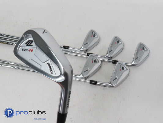 Nice! NEW LEVEL 623-CB Forged 5-PW IRON SET - DG MID 100 S300 Stiff Steel 368792