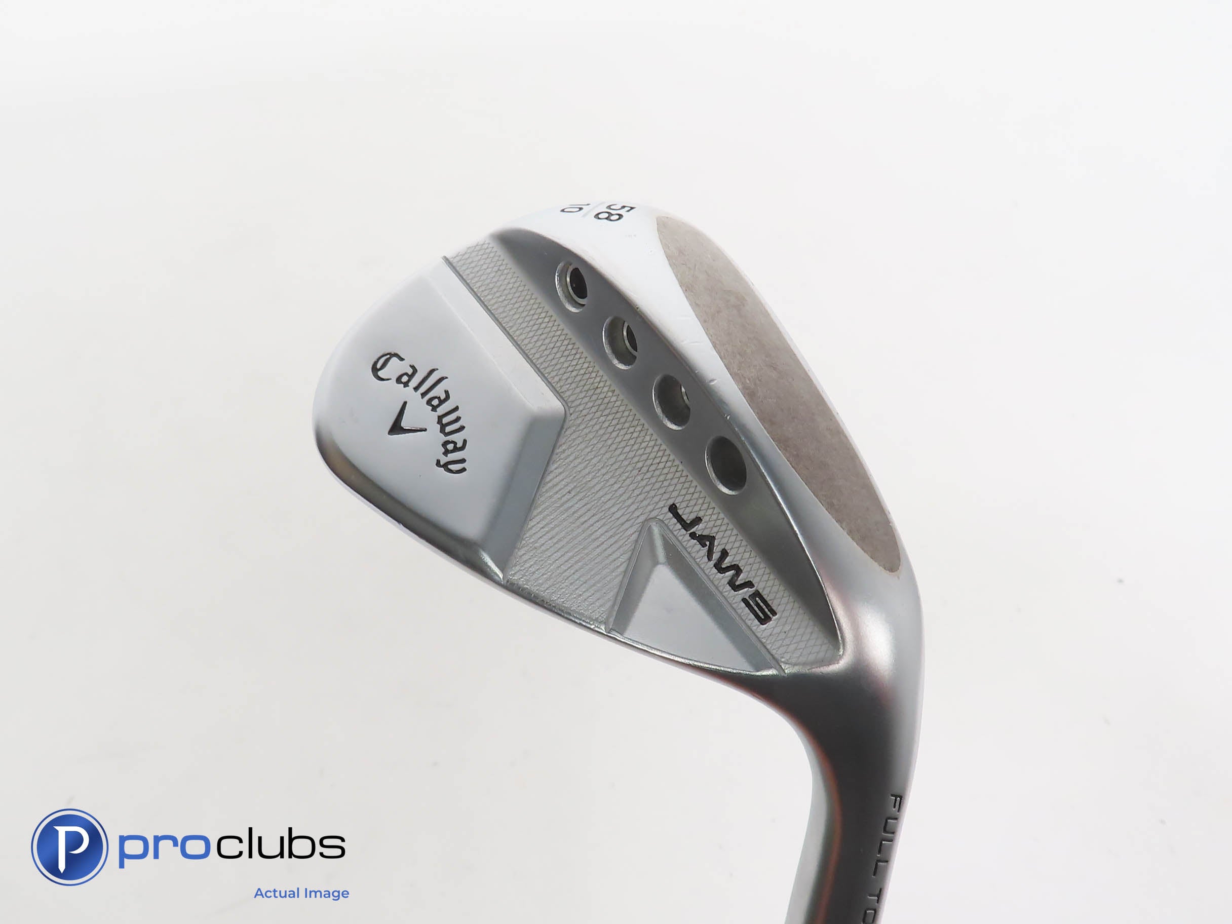 Nice Callaway JAWS Full Toe 58*(10*) Wedge Chrome - KBS 115 Regular Flex 334408