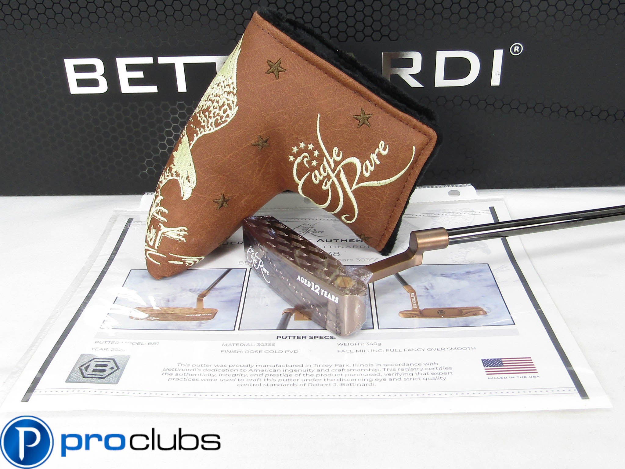 NEW BETTINARDI BB1 EAGLE RARE AGED 12 YEARS BUFFALO TRACE PUTTER  (#24 of 25)