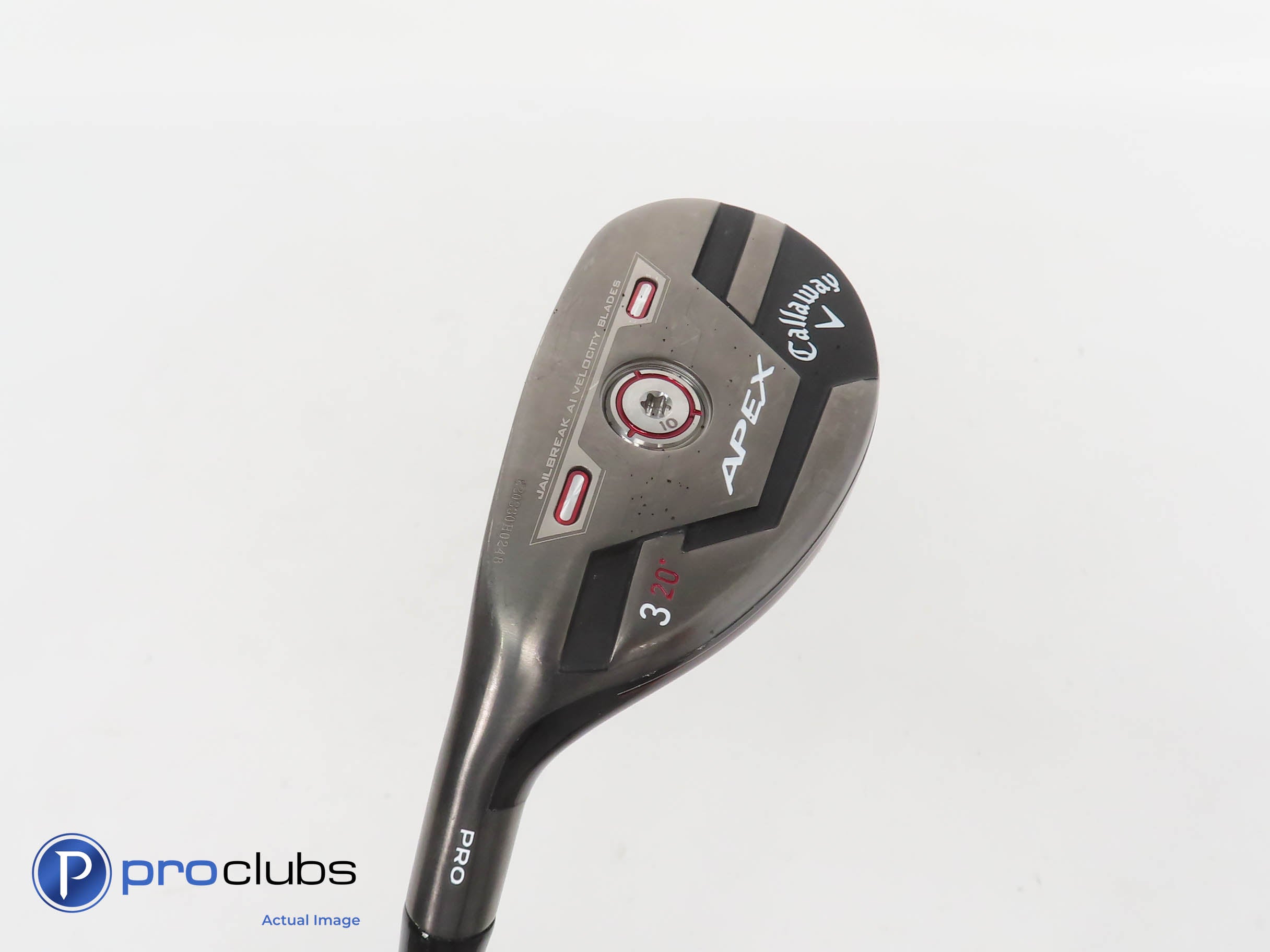 Nice Left Handed Callaway 2021 Apex Pro 20* 3 Hybrid - MMT 80 Stiff Flex 336751