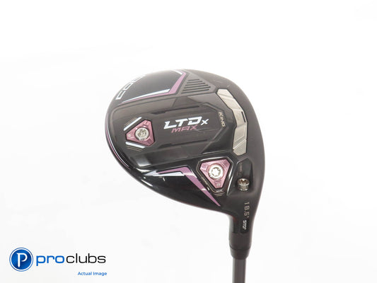 Ladies Cobra KING LTDx MAX 18.5* 3 WOOD Blk/Pink- Riptide 40g Ladies Flex 379317