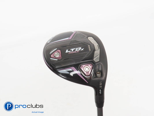 Ladies Cobra KING LTDx MAX 18.5* 3 WOOD Blk/Pink- Riptide 40g Ladies Flex 379310