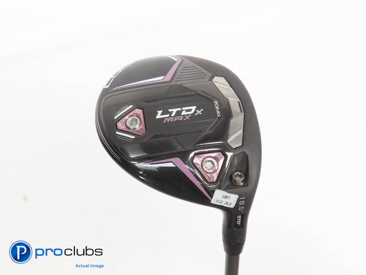 Ladies Cobra KING LTDx MAX 18.5* 3 WOOD Blk/Pink- Riptide 40g Ladies Flex 379307