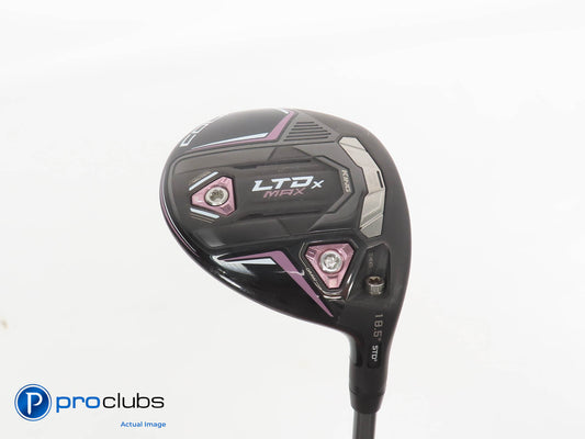 Ladies Cobra KING LTDx MAX 18.5* 3 WOOD Blk/Pink- Riptide 40g Ladies Flex 379304