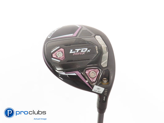 Ladies Cobra KING LTDx MAX 18.5* 3 WOOD Blk/Pink- Riptide 40g Ladies Flex 379016