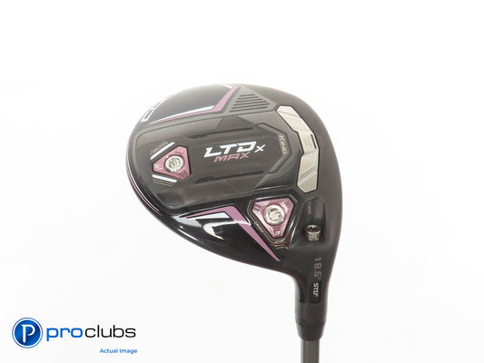 Ladies Cobra KING LTDx MAX 18.5* 3 WOOD Blk/Pink- Riptide 40g Ladies Flex 379014