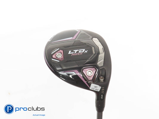 Ladies Cobra KING LTDx MAX 18.5* 3 WOOD Blk/Pink- Riptide 40g Ladies Flex 379205