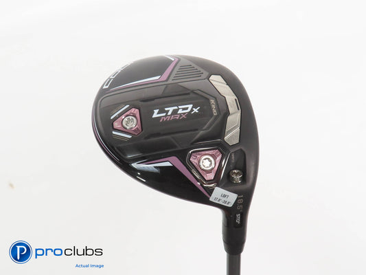 Ladies Cobra KING LTDx MAX 18.5* 3 WOOD Blk/Pink- Riptide 40g Ladies Flex 379311