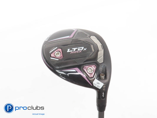 Ladies Cobra KING LTDx MAX 18.5* 3 WOOD Blk/Pink- Riptide 40g Ladies Flex 379316