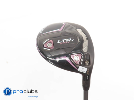 Ladies Cobra KING LTDx MAX 18.5* 3 WOOD Blk/Pink- Riptide 40g Ladies Flex 379303