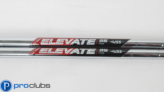 2pc NEW TRUE TEMPER ELEVATE 95 VSS STIFF FLEX STEEL WEDGE SHAFTS 37" .355 404561