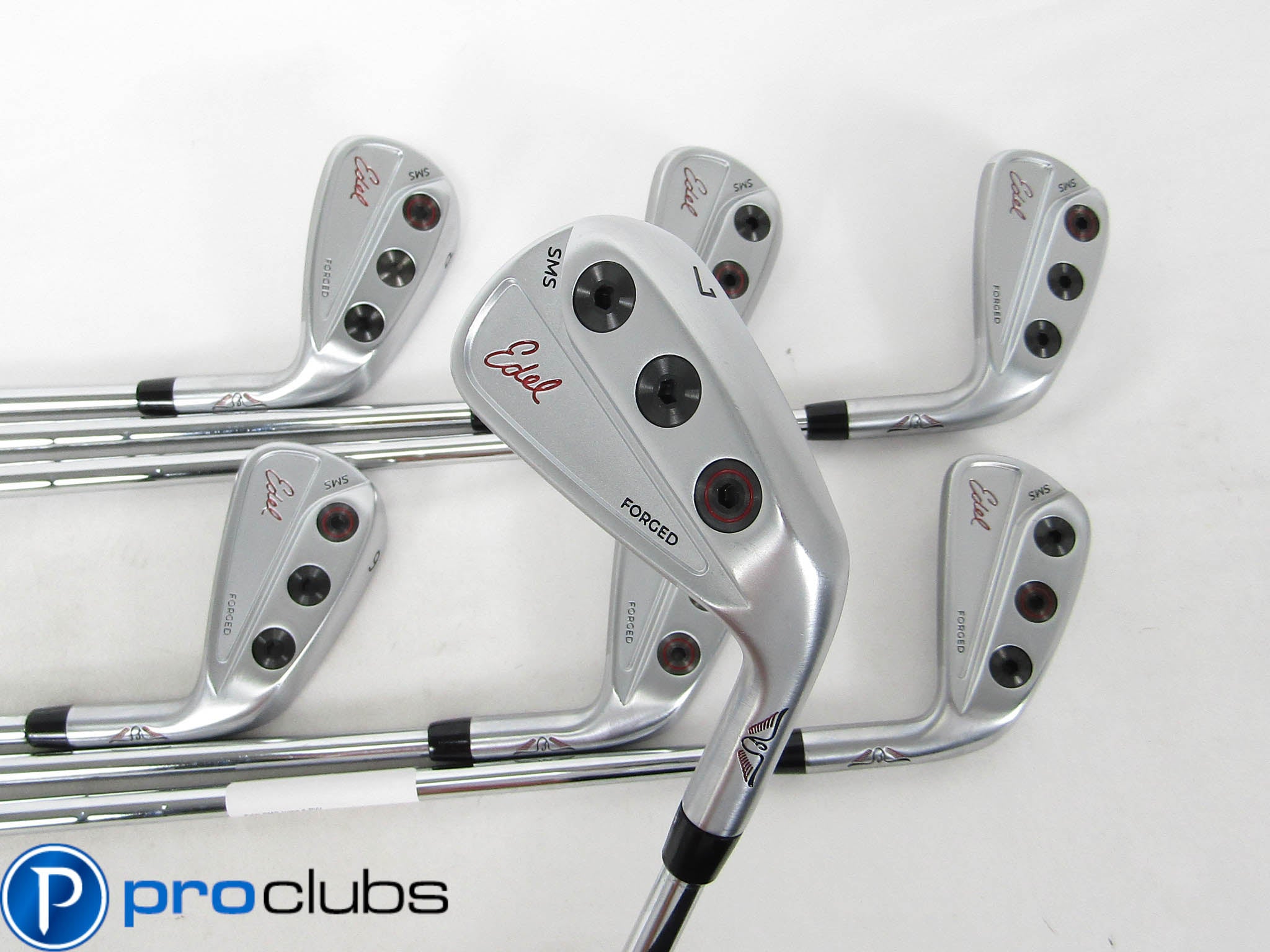 EDEL SMS FORGED IRONS 4-PW STEEL KBS TOUR 120 STIFF FLEX #459091