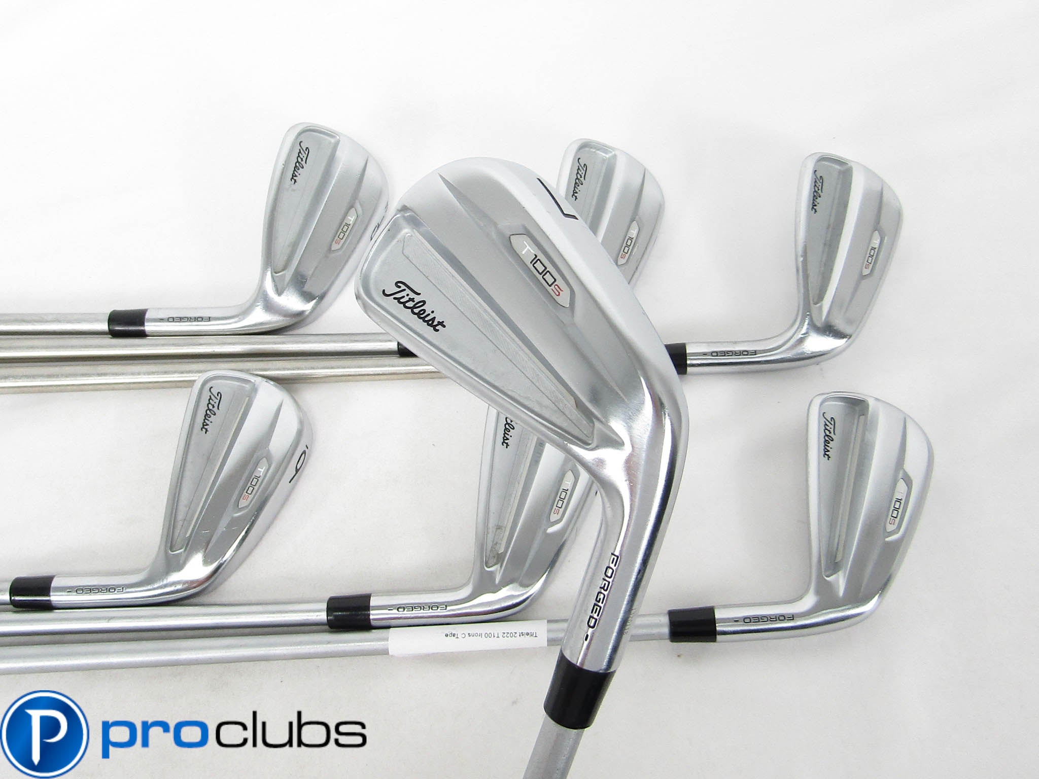 TITLEIST '2021 T100S FORGED IRONS 4-PW STEEL KBS C-TAPER 120 STIFF FLEX #458782