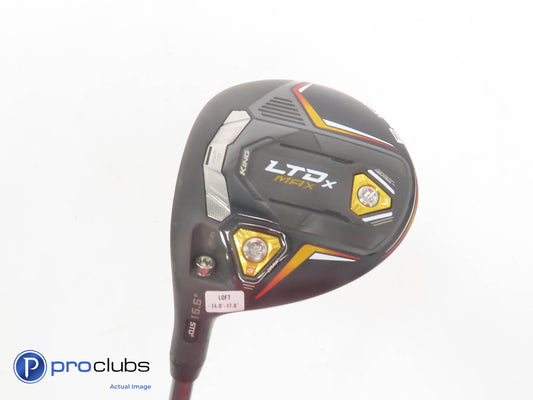 Left Handed Cobra king LTDx MAX Draw 15.5* 3 Wood - EF Riptide CB Senior 357260