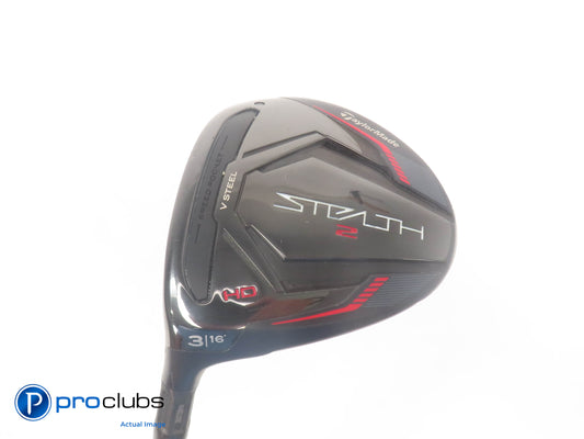 Nice Left Handed TaylorMade STEALTH 2 HD 16* 3 WOOD - Accra Regular Flex 381837