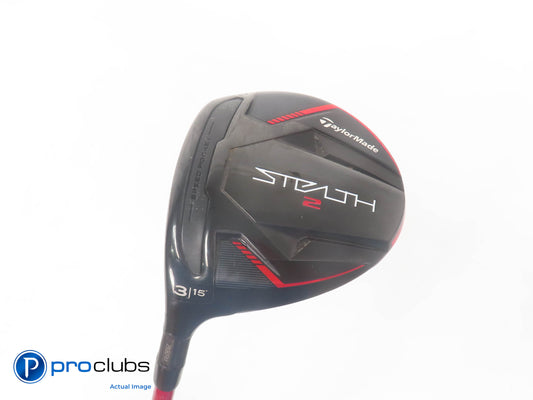 Nice Left Handed TaylorMade STEALTH 2 15* 3 WOOD -Accra FX 200 Stiff Flex 381842