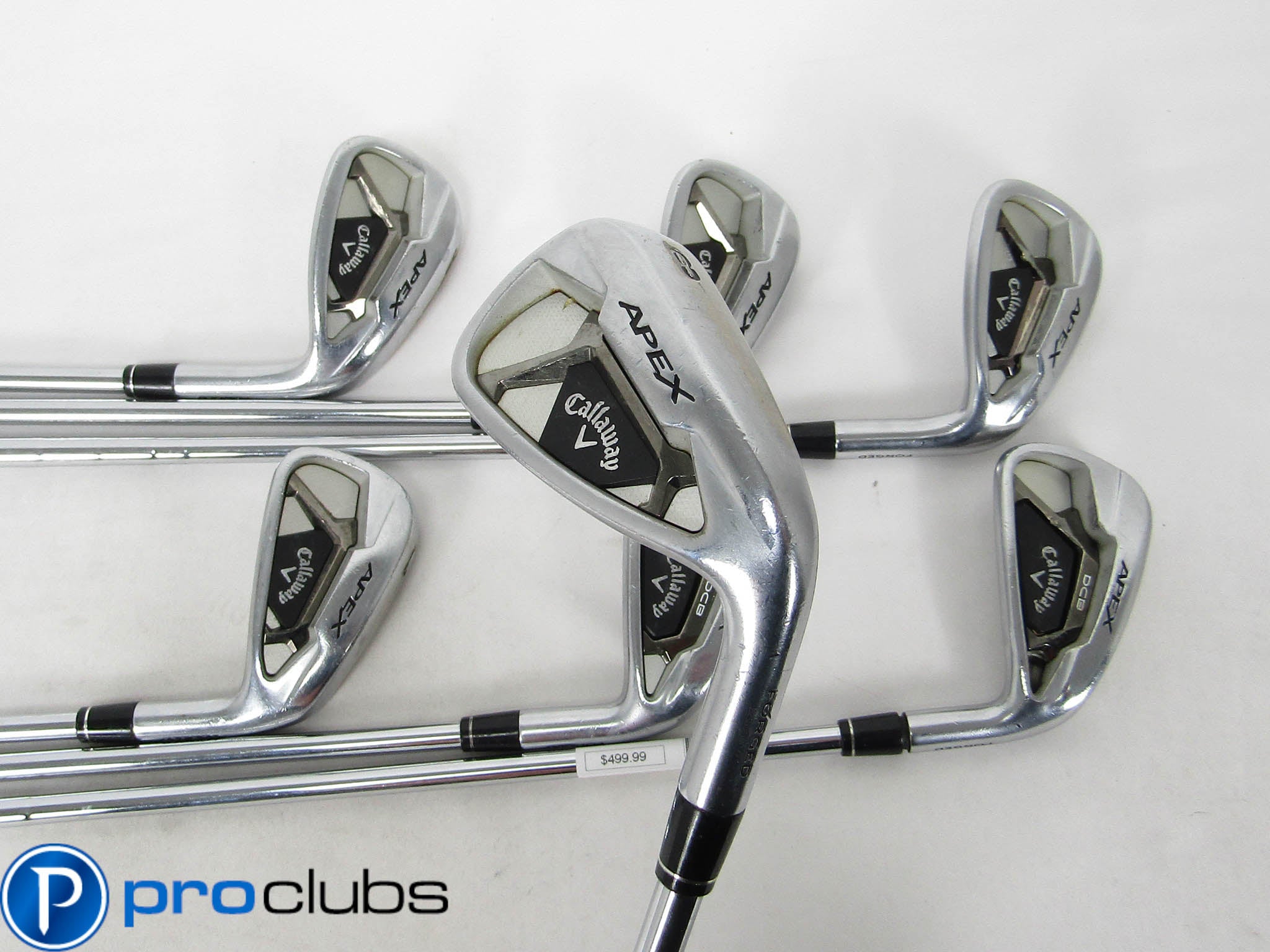 CALLAWAY '21 APEX DCB FORGED IRONS 5-PW,AW STEEL KBS MAX 85 REGULAR FLEX #457898