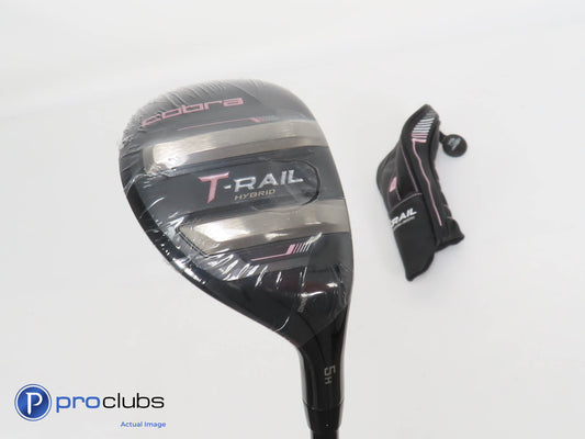 New! Ladies Cobra T-RAIL 23* 5 Hybrid w/HC - Ultralite 45g Ladies Flex - 376114