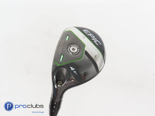 Left Handed Callaway Super Hybrid 21* 4 Hybrid - SteelFiber fc75 Regular 340879